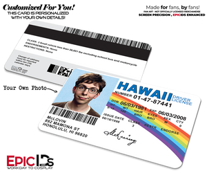 McLovin' Hawaii 'Fake ID' License — Superbad — Photo Personalized