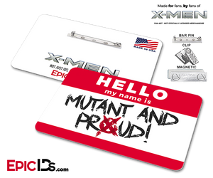 Mutant And Proud 'X-Men' Cosplay Name Badge