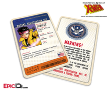 Mutant Registration Act 'X-Men' Classic Comic Identification Card - Jubilation Lee / Jubilee