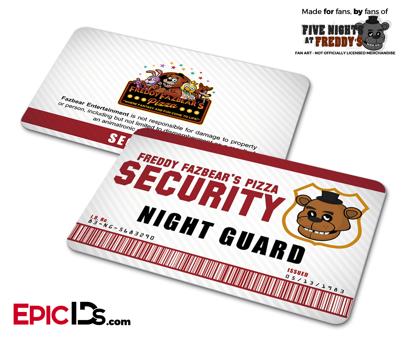 Fnaf security badge best sale