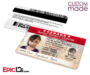 Novelty Junior Driver's License, Class: K - For Kids [Photo Personalized] - Epic IDs