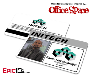 Office Space Inspired Initech Employee ID / Name Badge - Samir Nayeenanajar - Epic IDs