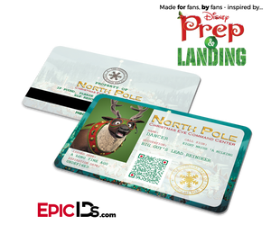 Prep and Landing Inspired "Dancer" Sleigh Reindeer ID