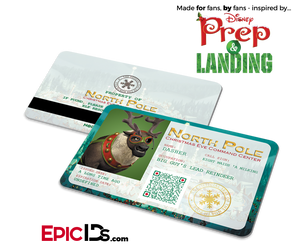 Prep and Landing Inspired "Dasher" Sleigh Reindeer ID