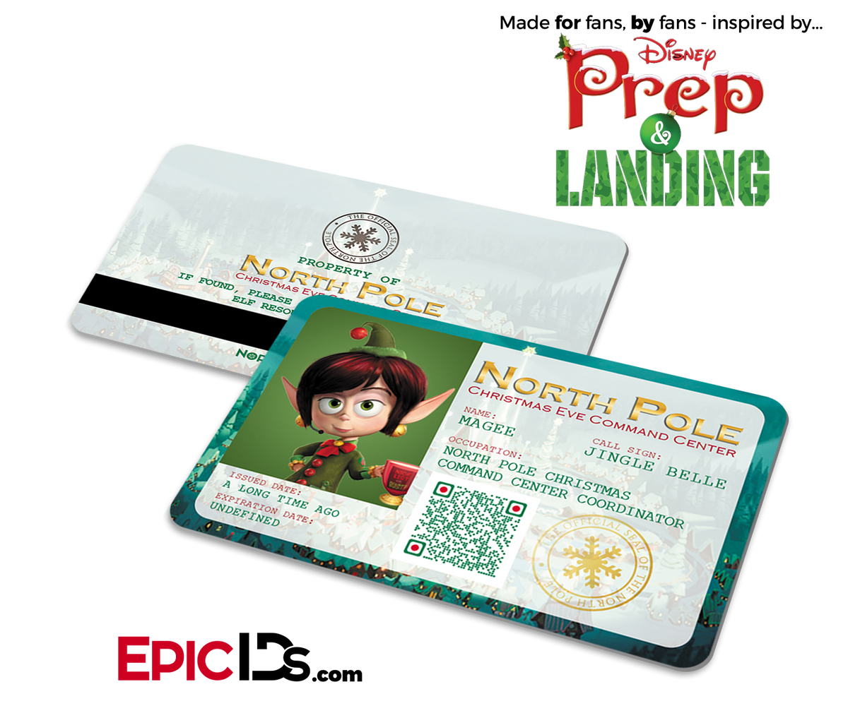 Prep and Landing Inspired &quot;Magee&quot; Command Center Elf ID - Epic IDs