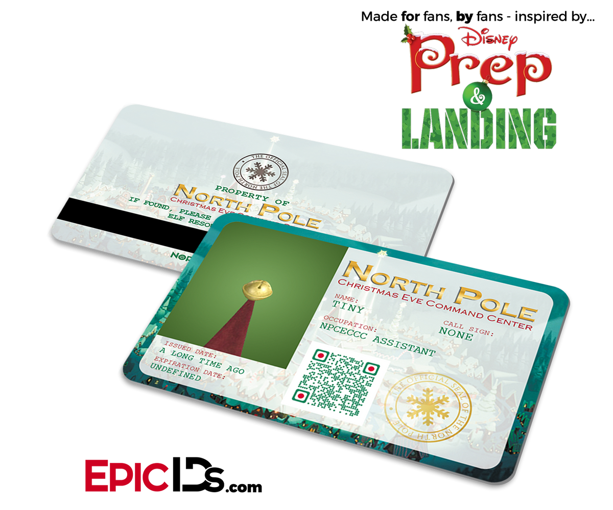 Prep and Landing Inspired &quot;Tiny&quot; Command Center Elf ID - Epic IDs