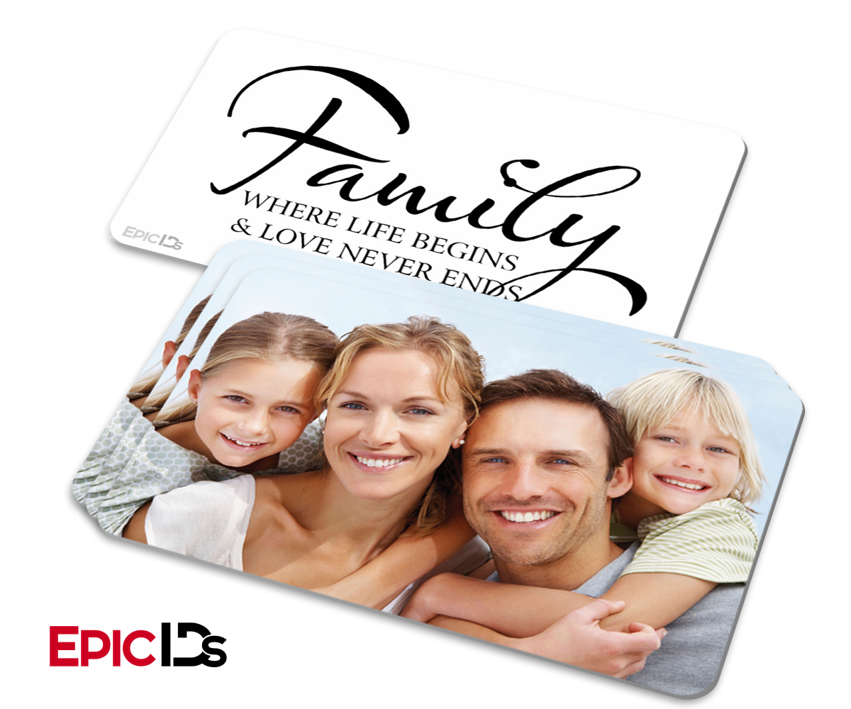 &#39;Self-Designed&#39; Premium Photo Card Package - Epic IDs