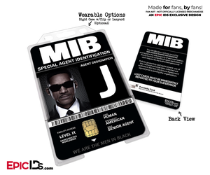 Special Agent 'MIB - Men In Black' Cosplay Name Badge [Movie Characters] - Epic IDs
