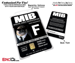 Special Agent 'MIB - Men In Black' Cosplay Name Badge [Movie Characters] - Epic IDs