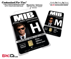 Special Agent 'MIB - Men In Black International' Cosplay Name Badge [Movie Characters] - Epic IDs