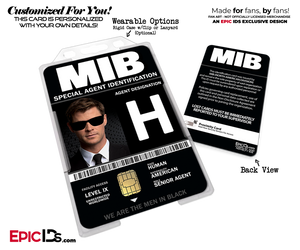 Special Agent 'MIB - Men In Black International' Cosplay Name Badge [Movie Characters] - Epic IDs