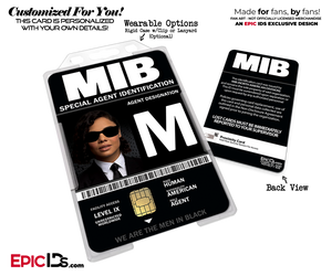 Special Agent 'MIB - Men In Black International' Cosplay Name Badge [Movie Characters] - Epic IDs