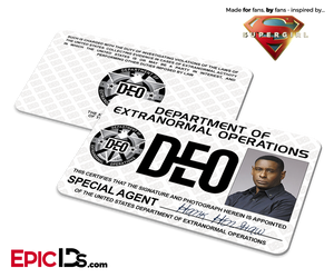 Supergirl TV Series Inspired Department of Extranormal Operations (DEO) Badge — Hank Henshaw