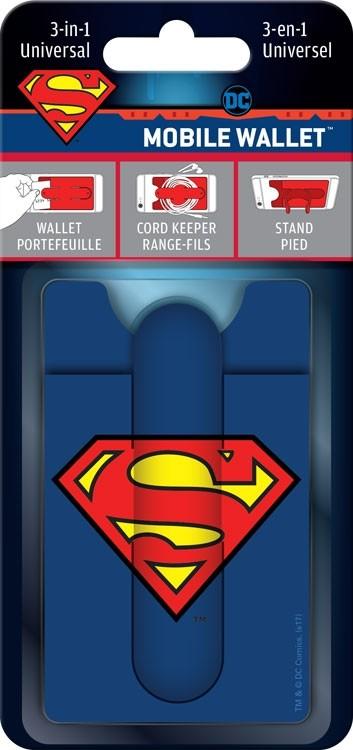 Superman Classic Logo 3-in-1 Universal Mobile Phone Wallet - Epic IDs