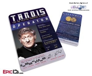 TARDIS 'Doctor Who' Operator License - (03) The Third Doctor - Epic IDs