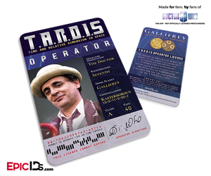 TARDIS 'Doctor Who' Operator License - (07) The Seventh Doctor - Epic IDs