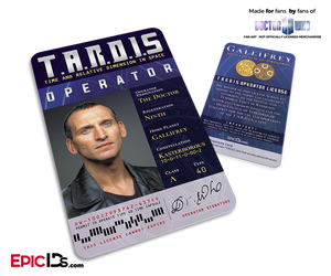 TARDIS 'Doctor Who' Operator License - (09) The Ninth Doctor - Epic IDs