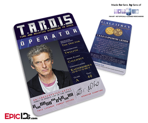 TARDIS 'Doctor Who' Operator License - (12) The Twelfth Doctor - Epic IDs