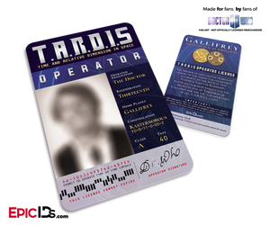 TARDIS 'Doctor Who' Operator License - (13) The Thirteenth Doctor [COMING SOON]