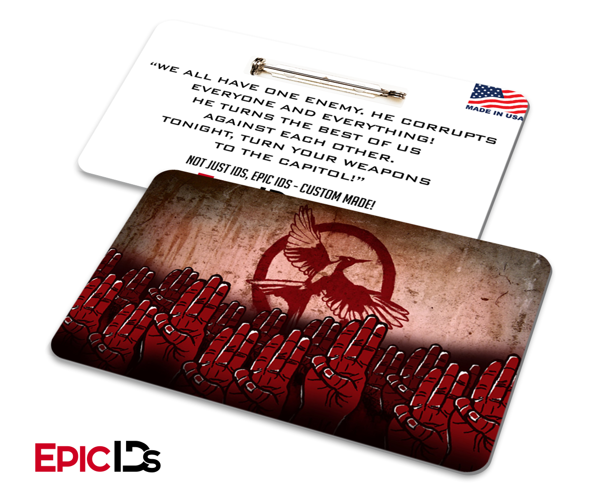 The Hunger Games Inspired Salute The Mockingjay Badge - Epic IDs