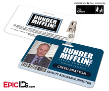 The Office Inspired — Dunder Mifflin Employee ID Badge — Creed Bratton
