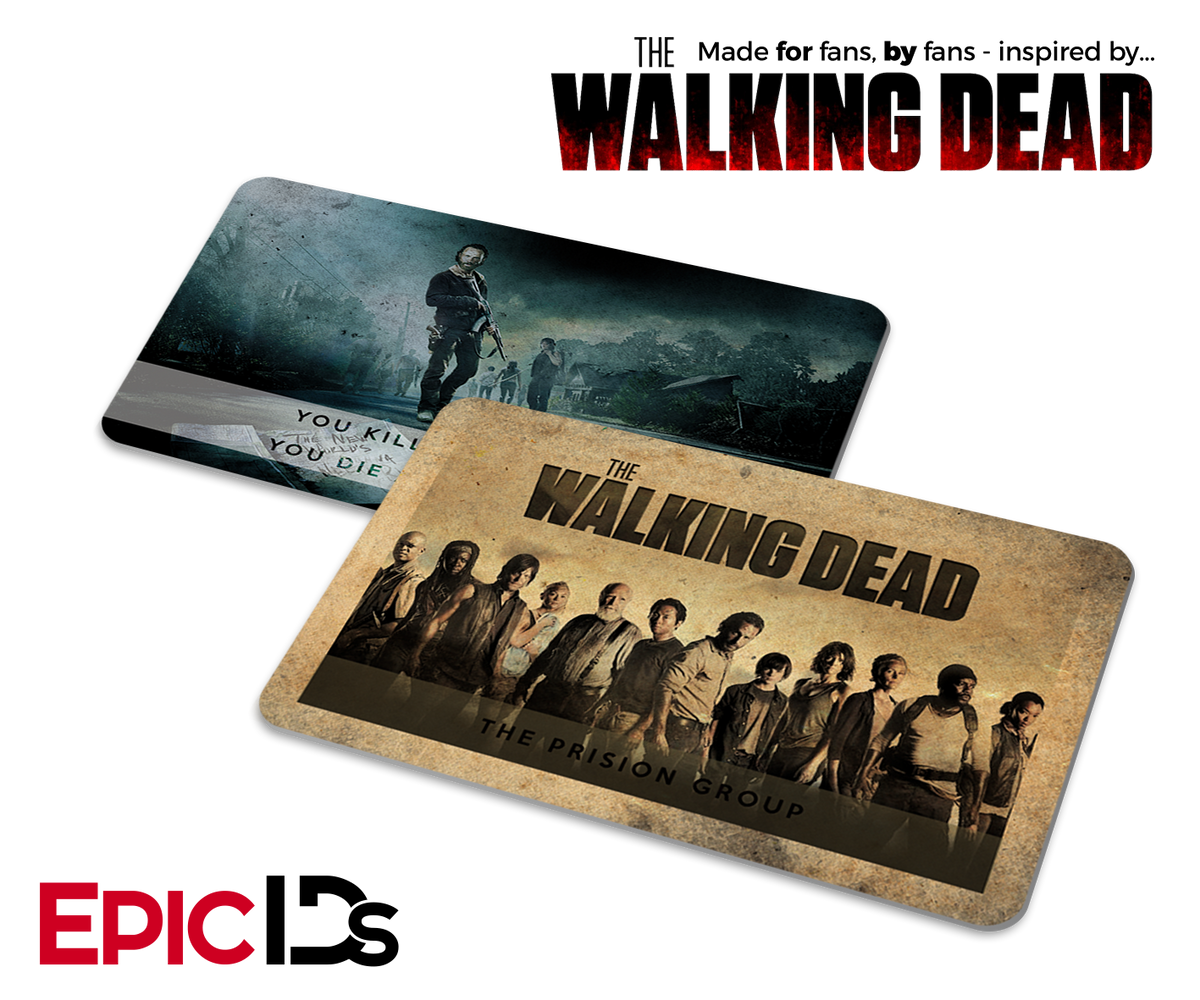 The Walking Dead Season 3 &quot;Prison Group&quot; Collectible Card - Epic IDs