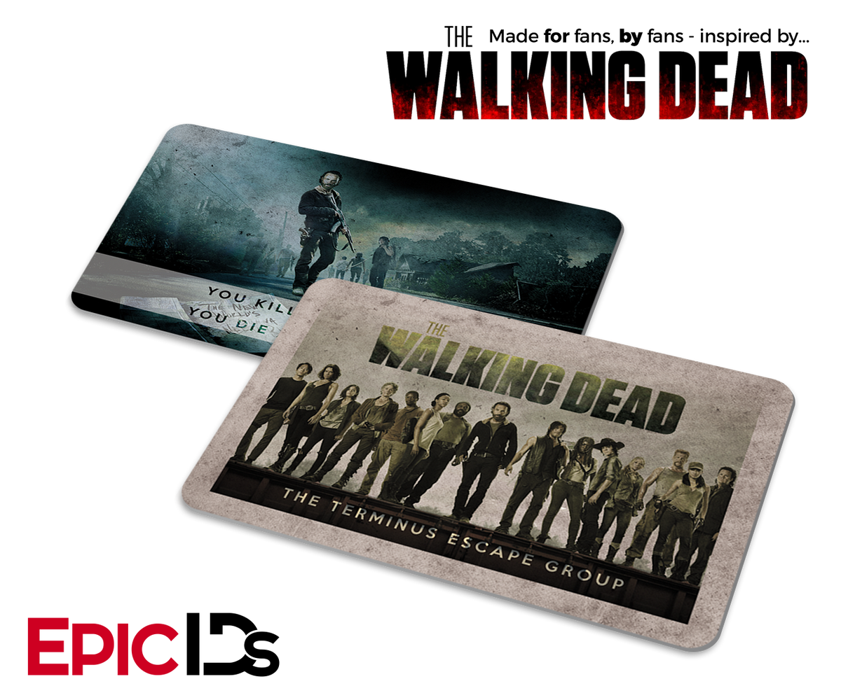 The Walking Dead Season 4 &quot;Terminus Escape Group&quot; Collectible Card - Epic IDs