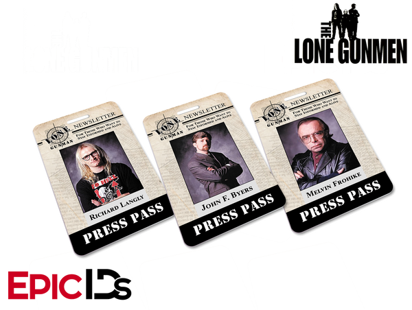 The X-Files / The Lone Gunmen Inspired TLG Newsletter Press Pass