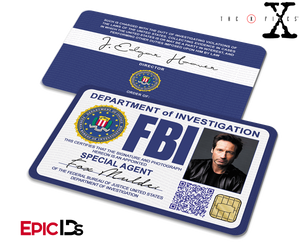 The X-Files Inspired (Modern Edition) Fox Mulder FBI Special Agent ID