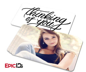 'Thinking Of You' Premium Photo Card Package - Epic IDs