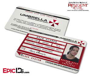 Umbrella Corporation Employee ID - Rain Ocampo