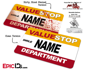 ValueStop 'Ash vs Evil Dead' Cosplay Replica Name Badge [Personalized] - Epic IDs