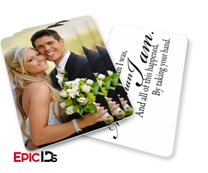 'Wedding / Anniversary' Premium Photo Card Package - Epic IDs
