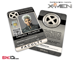 Xavier Institute For Higher Learning 'X-Men' Faculty ID Card - Ororo Munroe / Storm - Epic IDs