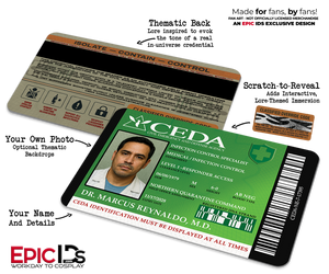 CEDA Medical Staff — Left 4 Dead-Inspired ID Card — Photo Personalized