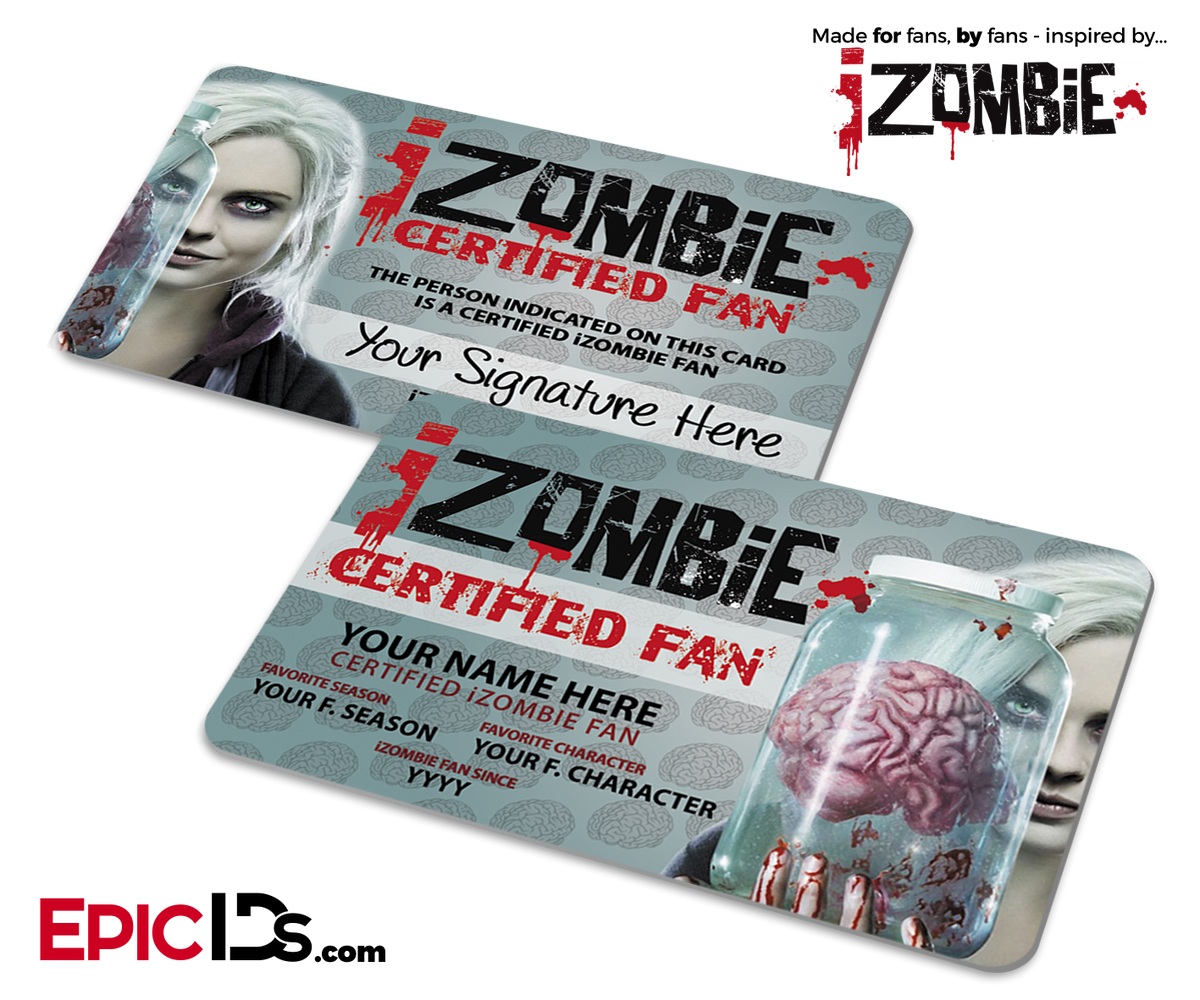 iZombie Certified Fan ID Card [Personalized] - Epic IDs