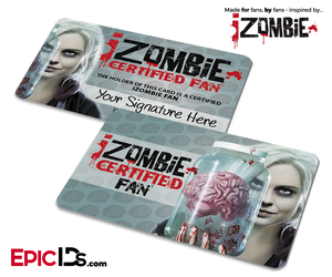 iZombie Certified Fan ID Cards [Standard or Personalized]