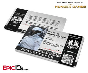 The Hunger Games Inspired Peacekeeper Security ID