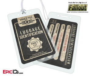 Vault Dweller/Wasteland Explorer 'Fallout' Luggage ID Tag [Personalized]