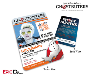 Ghostbusters Reboot Paranormal Investigation Cosplay Name Badge/ID Card - Jillian Holtzmann