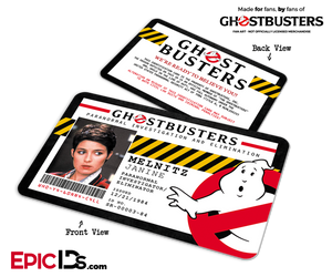 Ghostbusters Paranormal Investigation Cosplay Name Badge/ID Card - Janine Melnitz