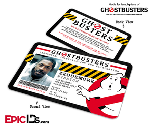 Ghostbusters Paranormal Investigation Cosplay Name Badge/ID Card - Winston Zeddemore