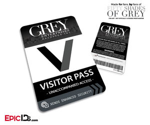 Grey Enterprises 'Fifty Shades Of Grey' Cosplay Visitor Pass