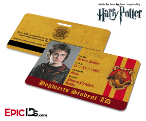 Harry Potter Inspired Hogwarts Student ID (Gryffindor) - Harry Potter