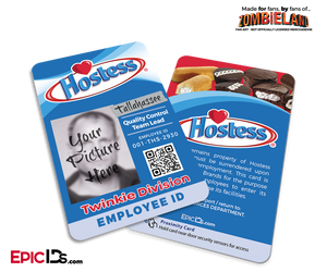 Hostess 'Tallahassee' Zombieland Cosplay Employee ID [Photo Personalized]