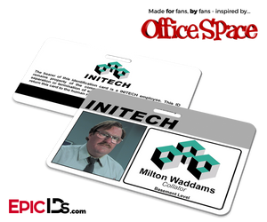 Office Space Inspired Initech Employee ID / Name Badge - Milton Waddams