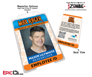 Max Rager 'iZombie' Cosplay Employee ID Name Badge [TV Characters]