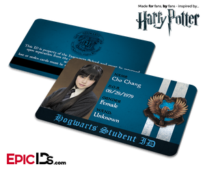 Harry Potter Inspired Hogwarts Student ID (Ravenclaw) - Cho Chang