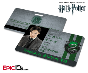 Harry Potter Inspired Hogwarts Student ID (Slytherin) - Tom Riddle