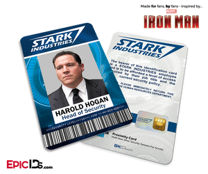 Iron Man / Avengers Inspired Stark Industries Employee ID - Harold Hogan